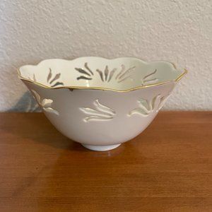 Lenox China Westbury Small Bowl with Gold Rim